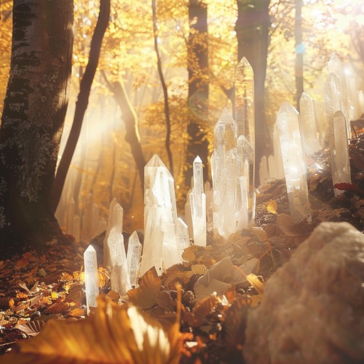 Free Enchanted Forest Scene Image - Forest, Crystals, Sunlight ...