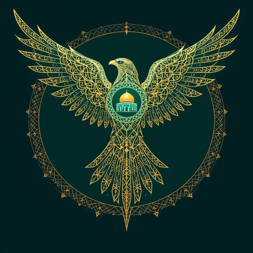 Free Golden Falcon Soaring Image - Falcon, Bird, Islamic | Download at ...