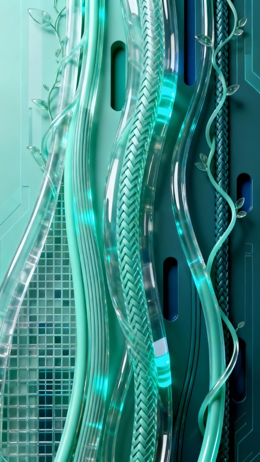 Free Mint Cable Flow Photo - Mint, Cables, Teal | Download at StockCake