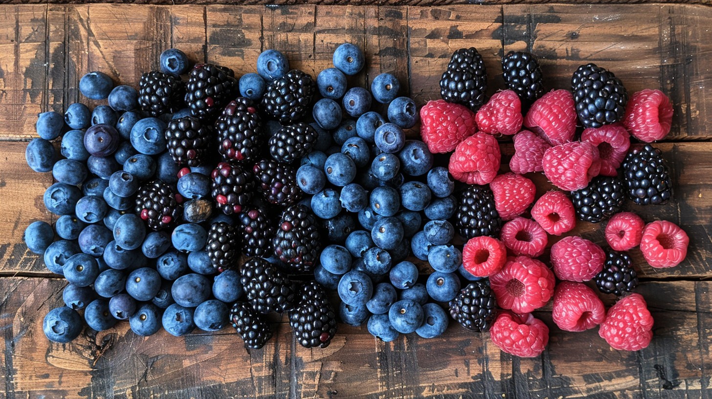 Free Colorful berry assortment Image - Berries, Blueberries ...