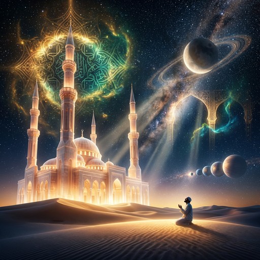 Free Divine Desert Universe Image - Cosmic, Spiritual, Mosque ...