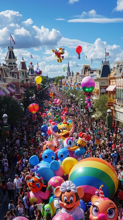 Visual Parade Free Vibrant Parade Celebration Image - Parade, Balloons, Crowd ...