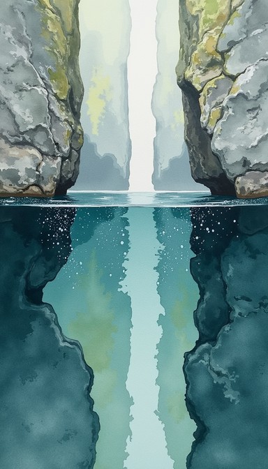 Free Rock Meets Water Image - Watercolor, Rock, Water | Download at ...