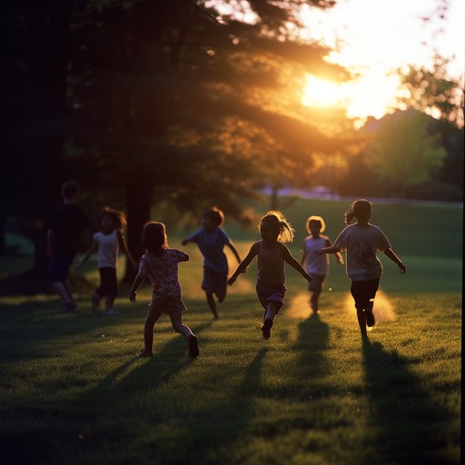 Free Sunset Playground Joy Image - Sunset, Silhouette, Children ...