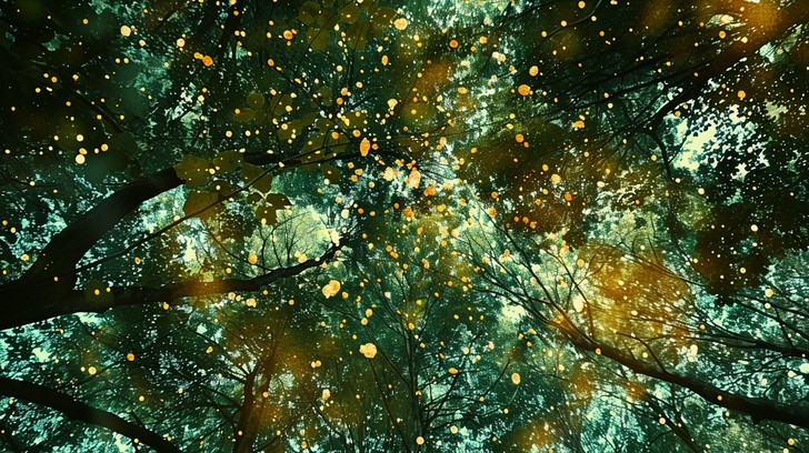 Download Enchanted Forest Canopy Image - Forest, Canopy, Trees | StockCake