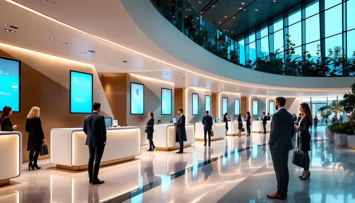 Free Futuristic Service Center Image - Modern, Sleek, Curved | Download ...