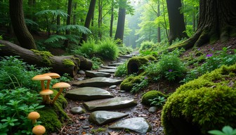 Free Enchanted Forest Path Image - Forest, Path, Moss | Download at ...