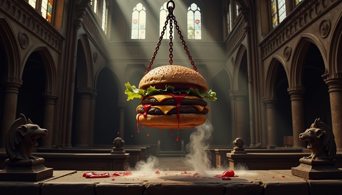 Free Sacred Burger Offering Image - Hamburger, Cathedral, Gothic ...