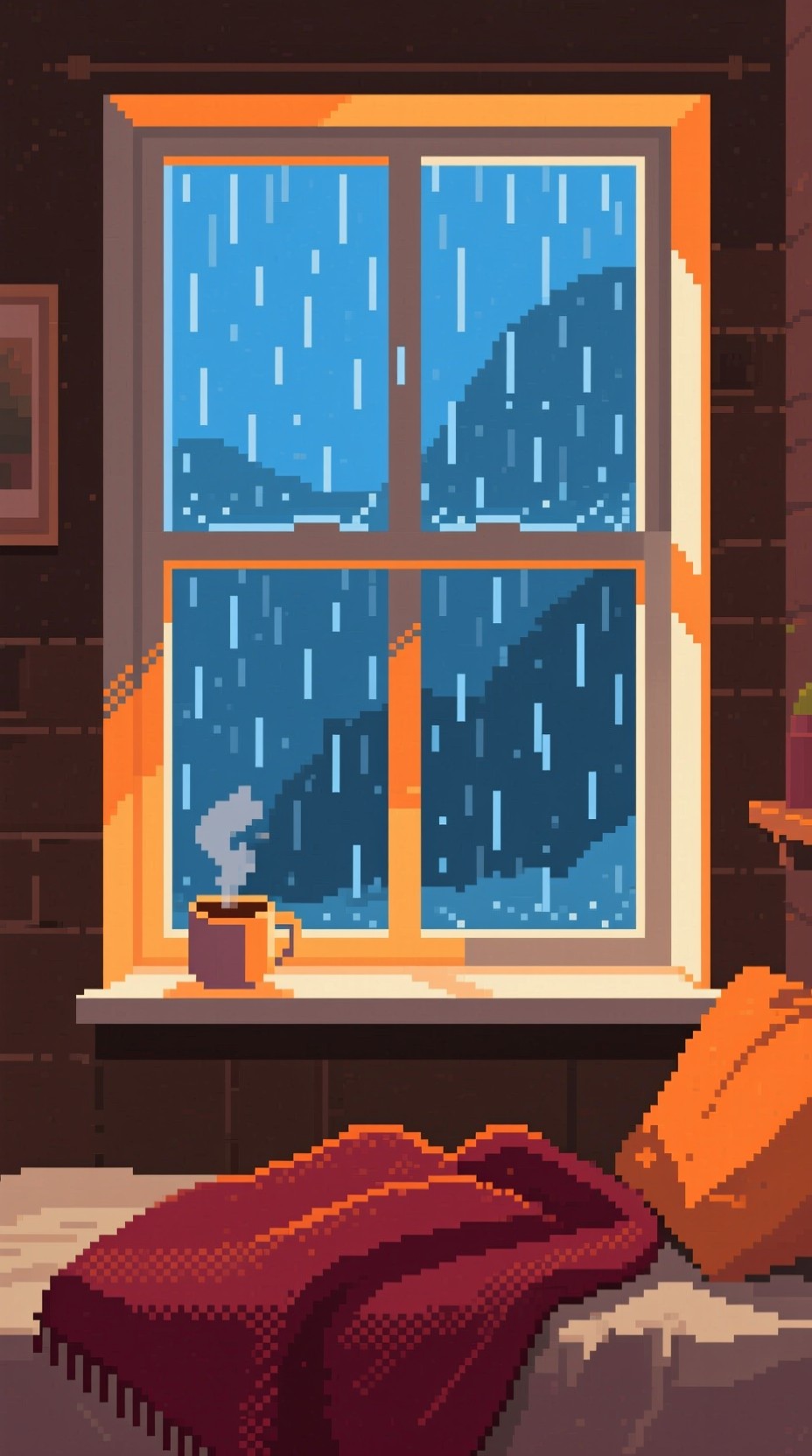 Raining Window Simulation Free Rainy Window Refuge Image - Cozy, Rain, Window | Download at StockCake