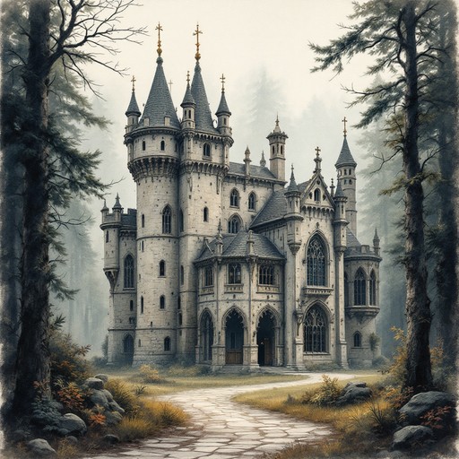 Free Illuminated Gothic Castle Image - Gothic, Castle, Medieval ...