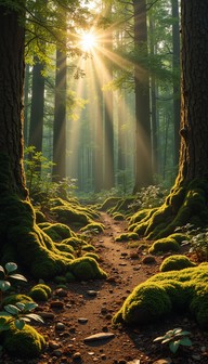 Free Enchanted Forest Path Image - Forest, Path, Moss | Download at ...