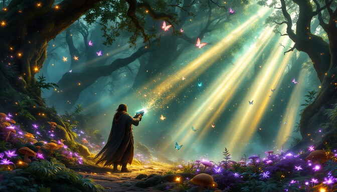 Free Enchanted Forest Warrior Image - Warrior, Forest, Fantasy ...