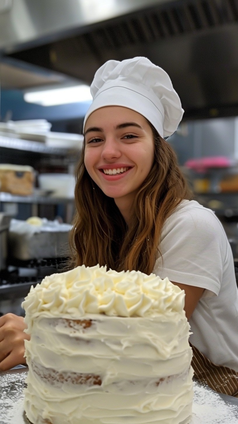 Free Chef with Cake Image - Chef, Cake, Baking | Download at StockCake