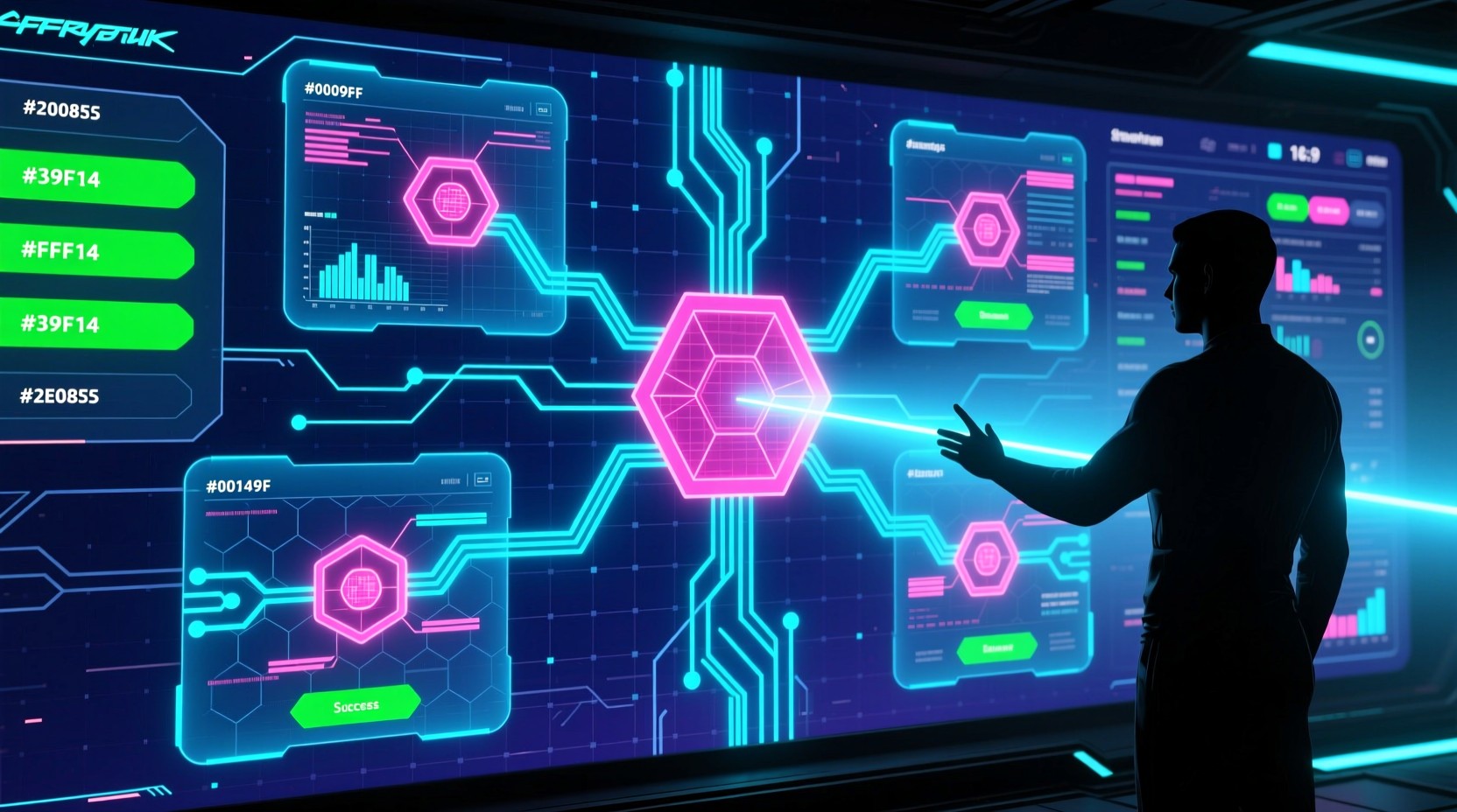 Free Cyberpunk Strategic Interface Image - Cyberpunk, Futuristic ...