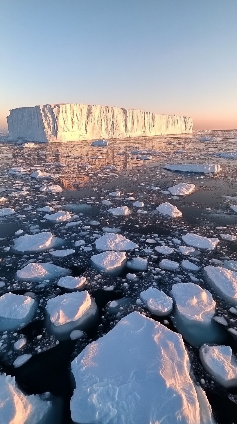 Free Arctic ice sunset Photo - Arctic, Sunset, Iceberg | Download at ...