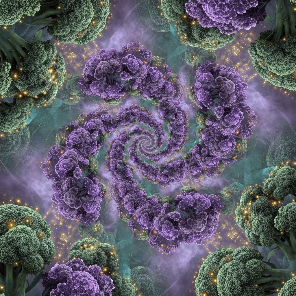 Free Fractal Broccoli Magic Image - Fractal, Broccoli, Mandala ...