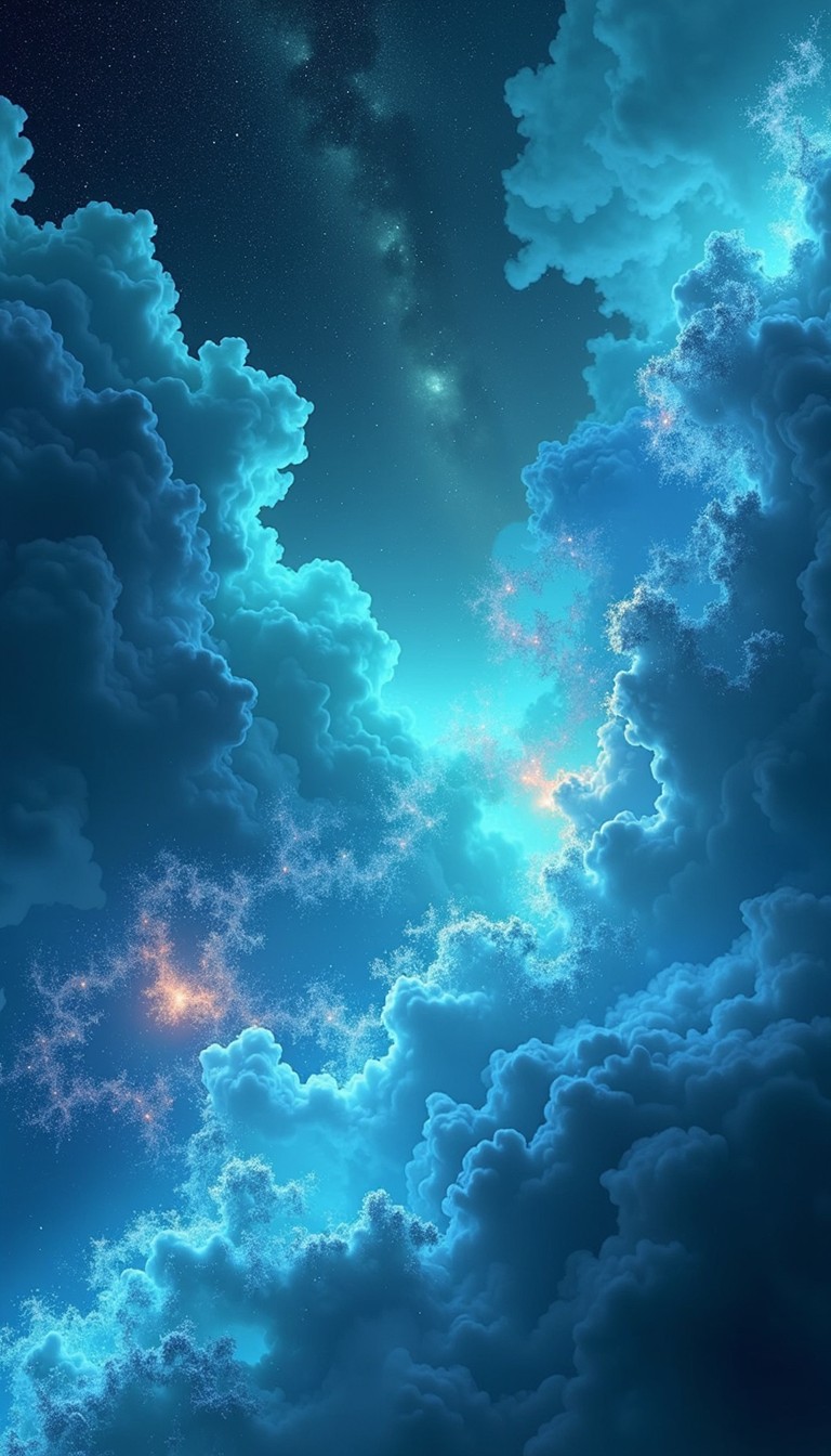 Free Ethereal Azure Nebula Image - Celestial, Ethereal, Luminous ...