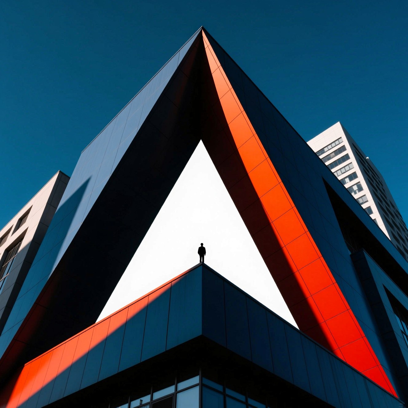 Download Geometric Urban Triangle Image - Architecture, Geometric ...
