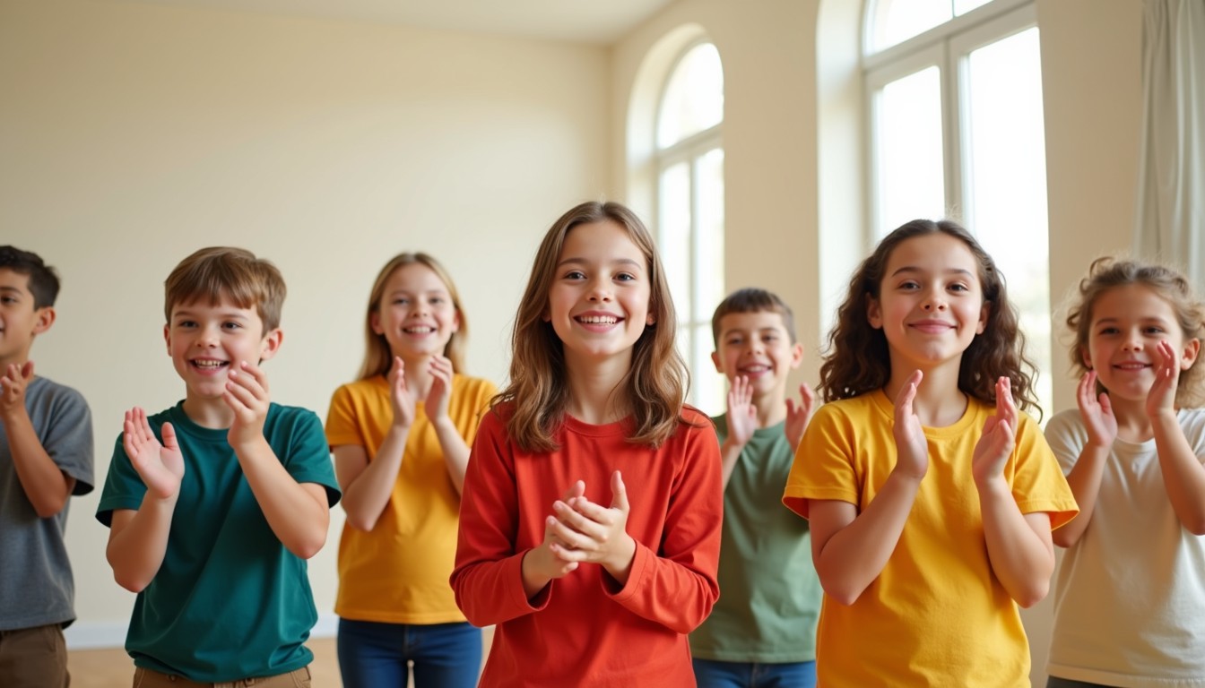 Free Joyful children clapping Image - Children, Clapping, Joy ...