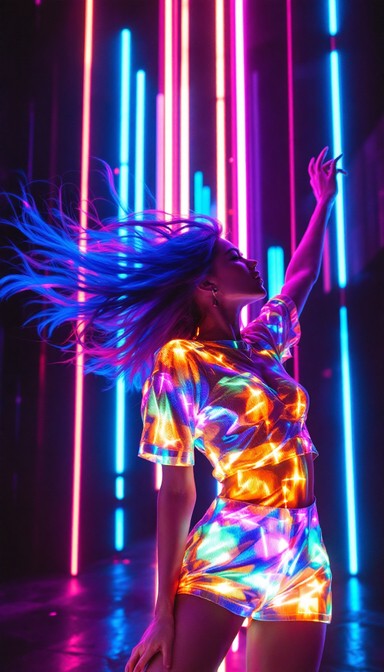Free Neon Dancer Dreams Image - Cyberpunk, Retrofuturism, Neon ...