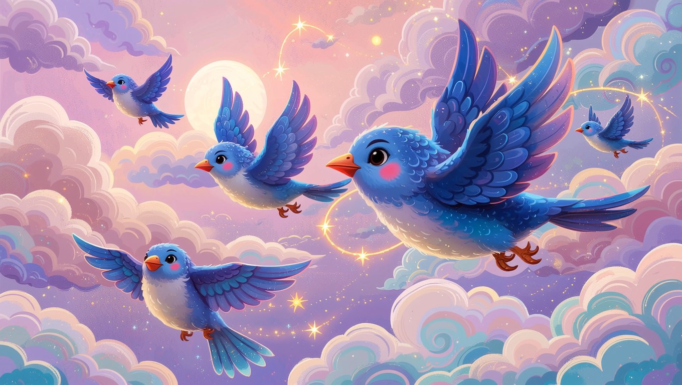 Free Magical Blue Birds Image - Birds, Blue, Magical | Download at ...