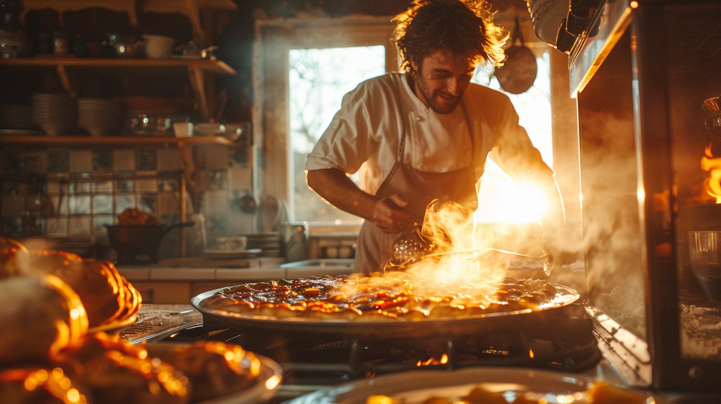 Free Chef Cooking Flambe Image - Chef, Cooking, Flambe | Download at ...