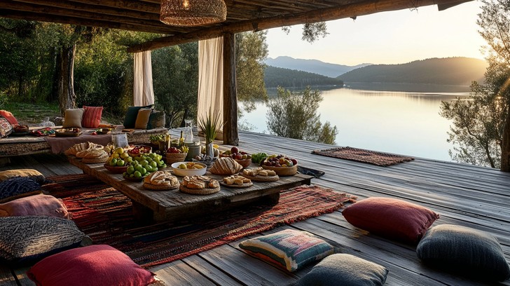 Free Lakeside Dining Setup Image - Lakeside, Dining, Outdoor | Download ...
