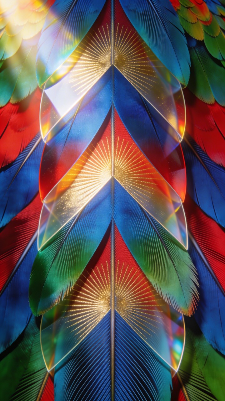 Free Tropical Feather Geometry Image - Feather, Tropical, Pattern ...