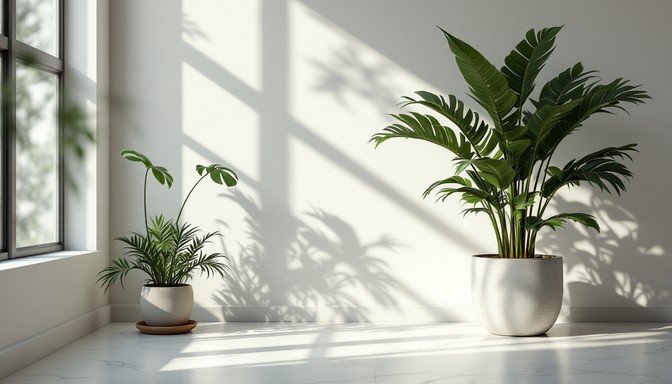 Free Plants Cast Shadows Image - Botanical, Minimal, Shadows | Download ...