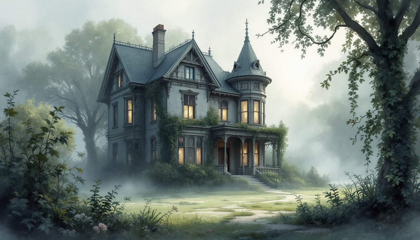 Free Misty Victorian Manor Image - Victorian, Mansion, Gothic ...
