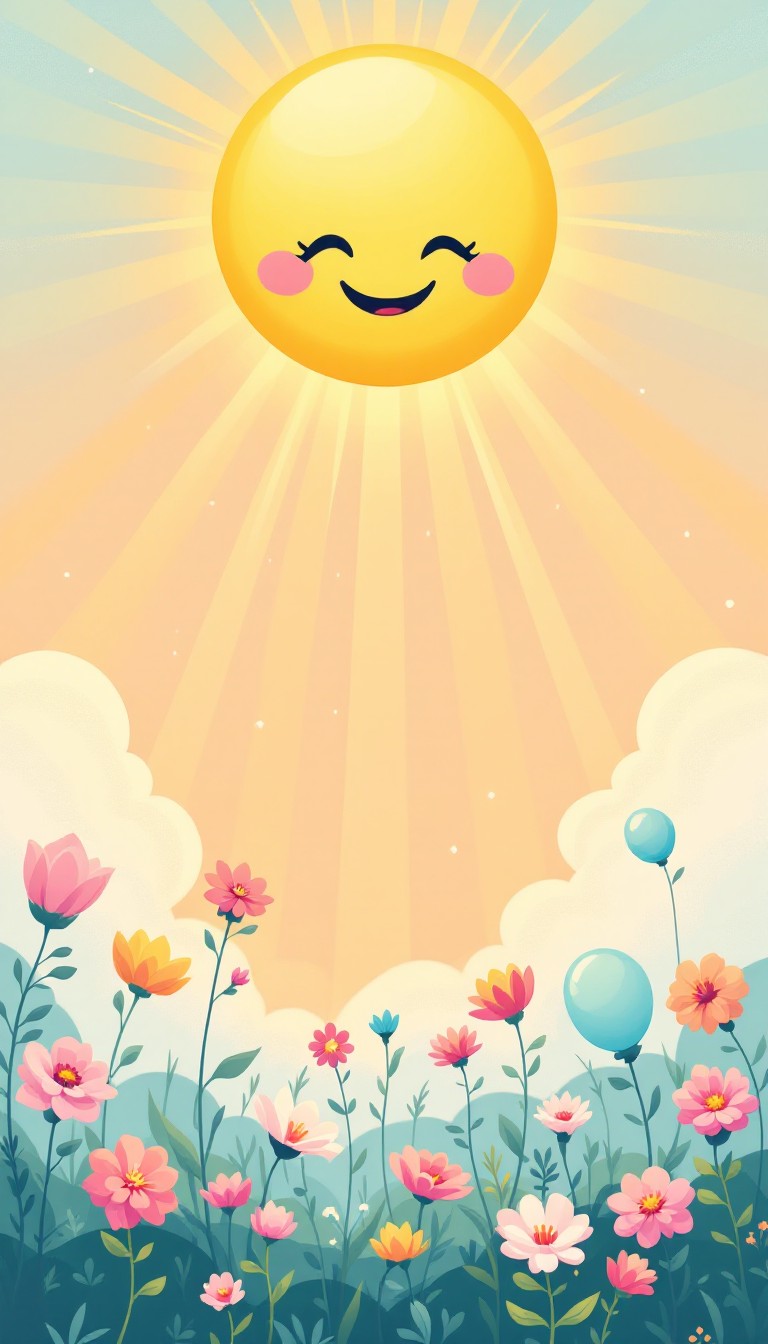 Portrait Sunshine Spring Free Sunshine Meets Spring Photo - Sun, Flowers, Balloons | Download at ...