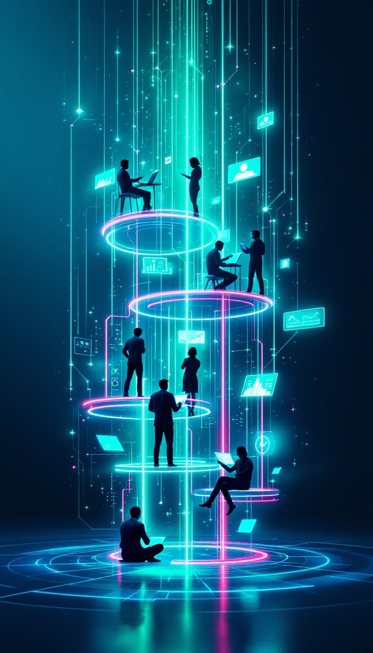 Teamwork Digital Free Digital Teamwork Illuminated Image - Collaboration, Digital ...