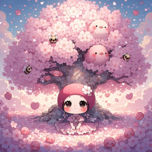 Free Cherry Blossom Dreams Image - Kawaii, Chibi, Sakura | Download at ...