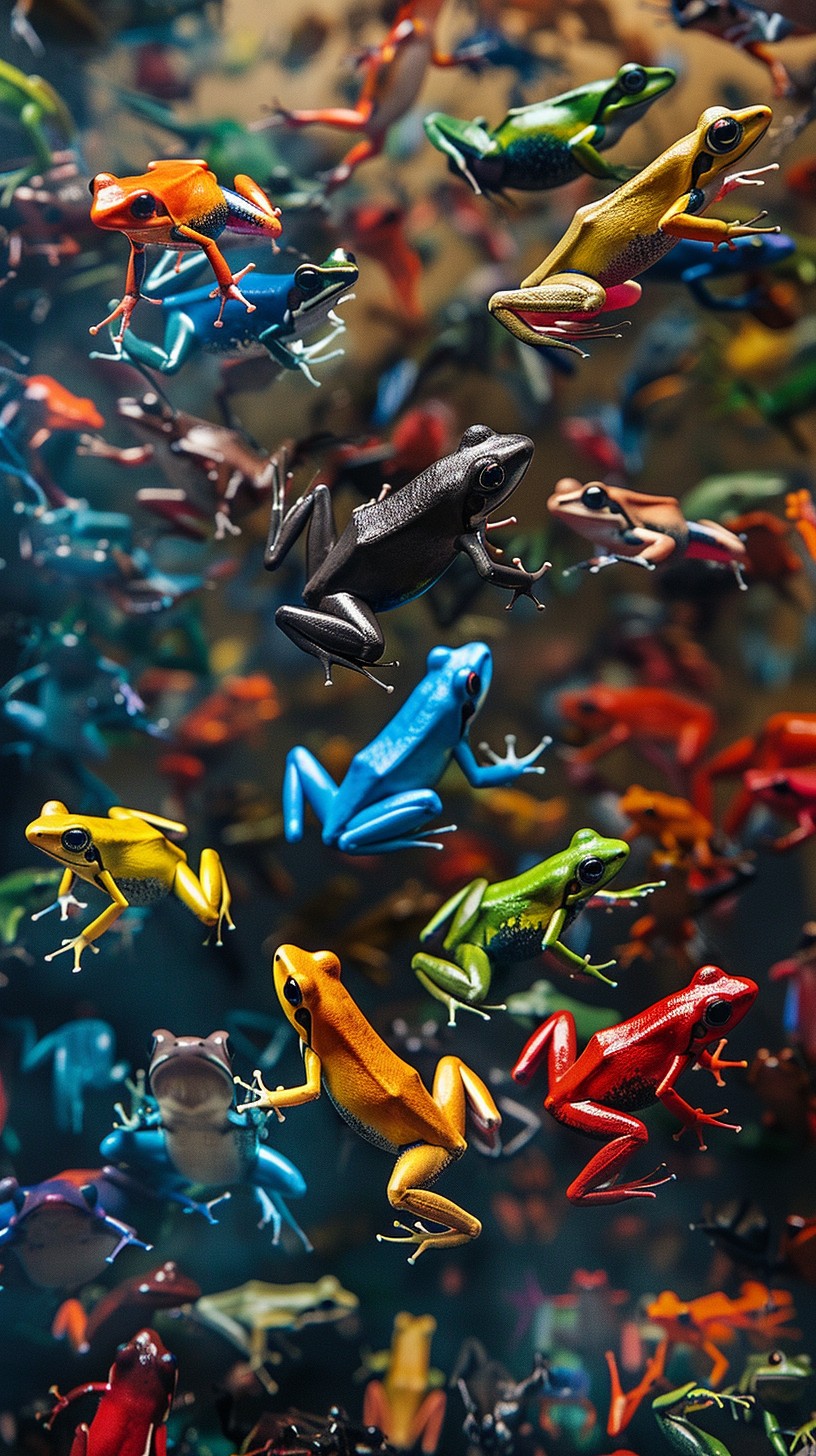 Free Colorful Frog Display Image - Frogs, Colorful, Figurines ...