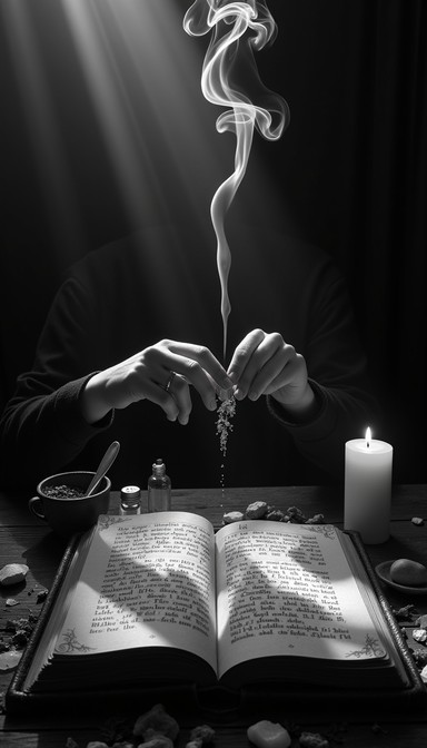 Hand Using Spell Upwards Free Ancient spell casting Image - Mystical, Occult, Grimoire ...