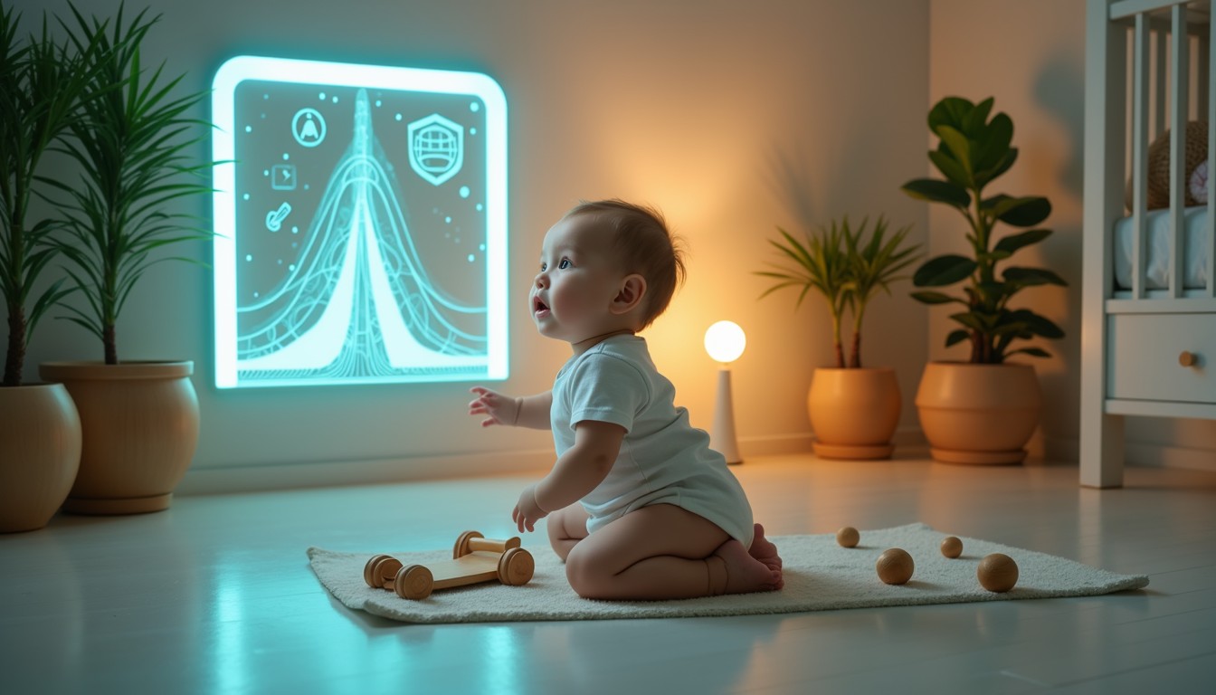 Babies Using Tech Free Wonder Through Technology Image - Baby, Futuristic, Nursery ...
