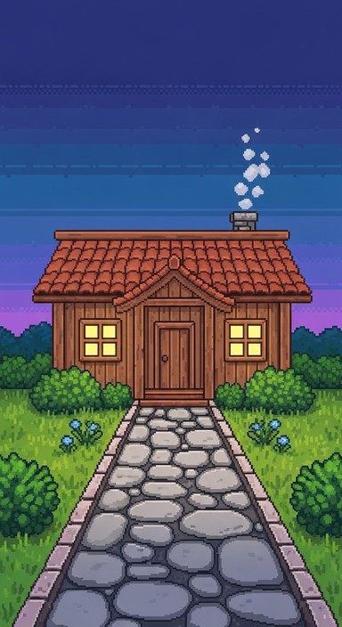 Free Cozy Pixel Home Image | Download at StockCake