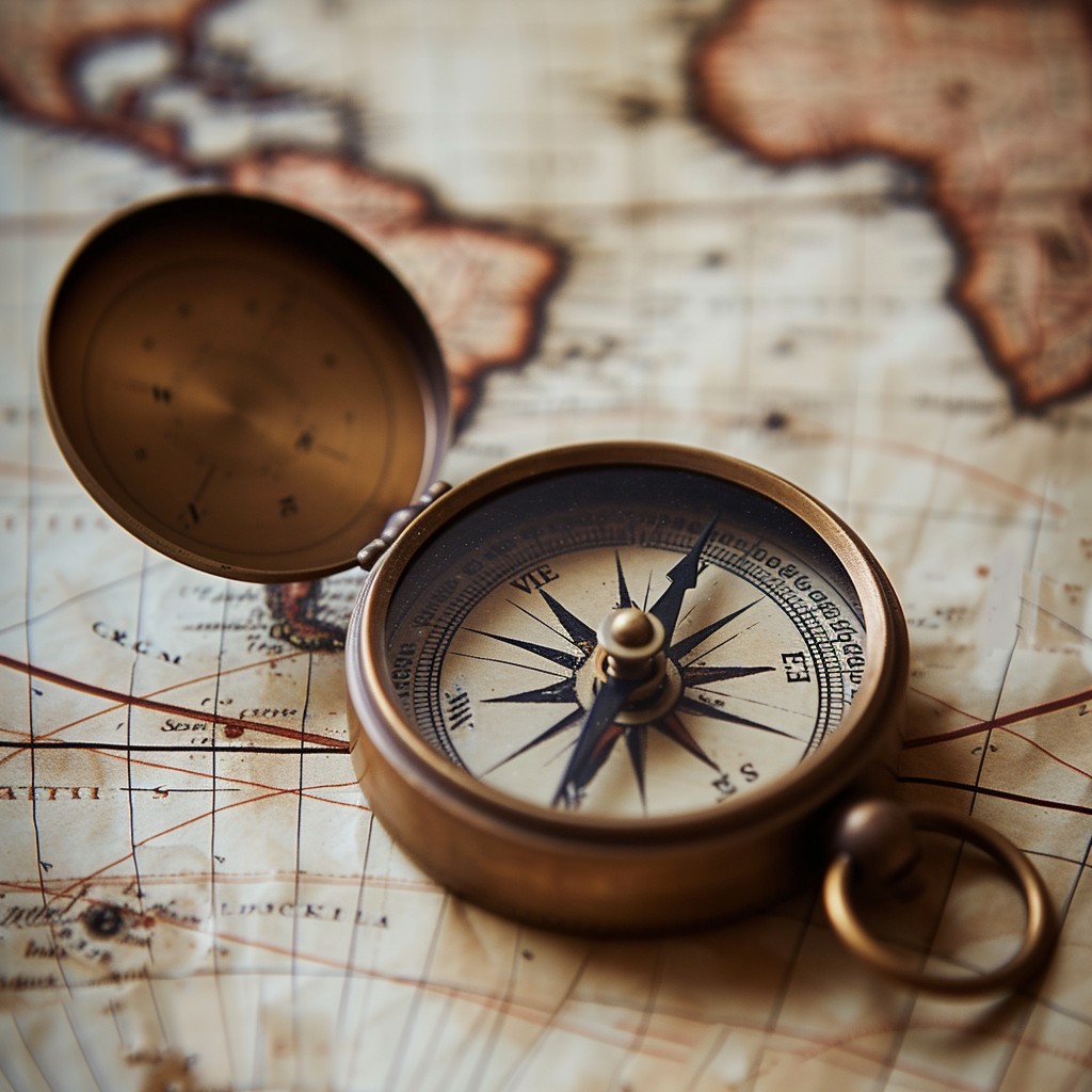 Free Vintage Compass Navigation Image - Compass, Map, Vintage ...