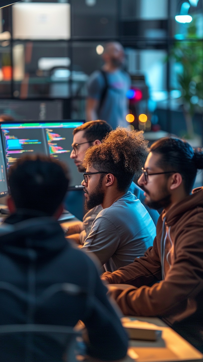 Free Focused Teamwork Session Image - Teamwork, Technology ...