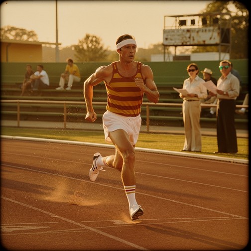 Vintage Running Races Free Retro Track Runner Image - Retro, Runner, Track | Download at ...