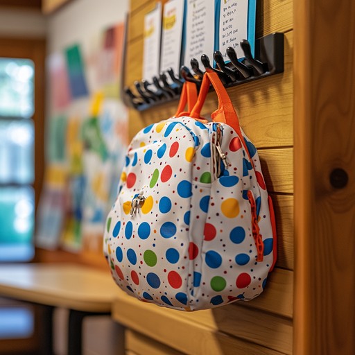 Backpack Visual Hanging Free Colorful backpack hanging Image - Backpack, Colorful, Polka-dots ...