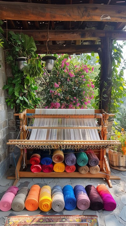 Free Colorful Weaving Setup Image - Weaving, Loom, Fabric | Download at ...