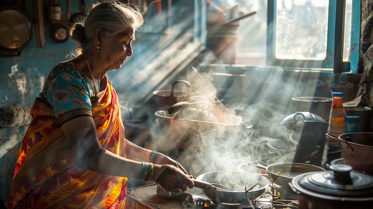 Free Cooking Traditional Meal Image - Woman, Cooking, Sunlight ...