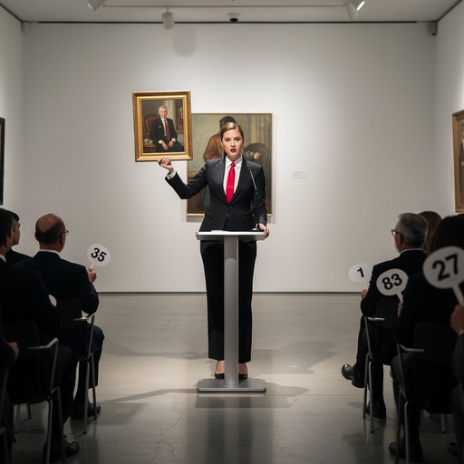 Free Art Bidding Begins Image - Auctioneer, Woman, Female | Download at ...
