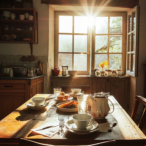 Free Cozy Breakfast Scene Image - Sunlight, Kitchen, Breakfast ...