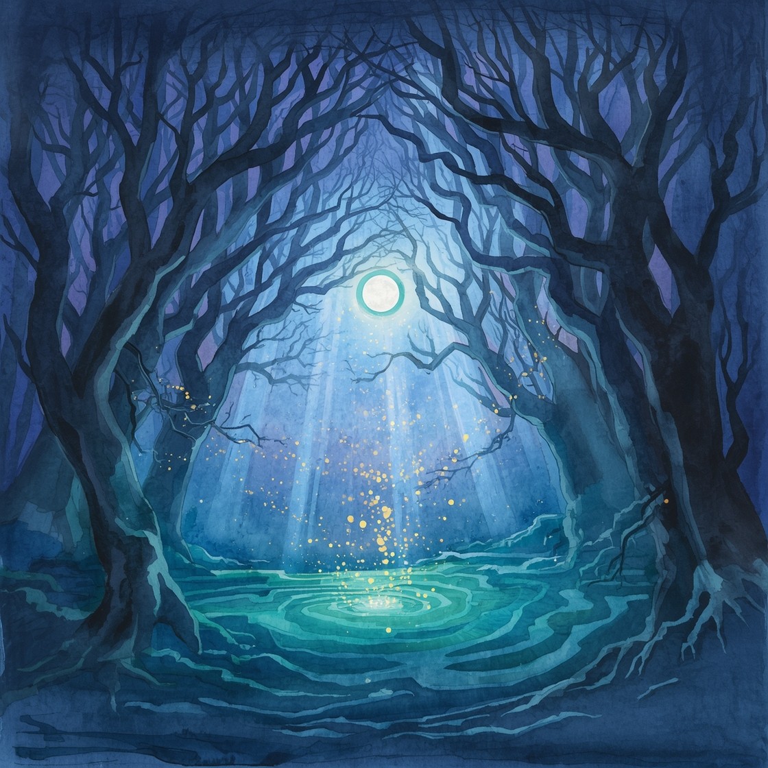 Free Enchanted Forest Gateway Image - Forest, Moonlight, Magical ...