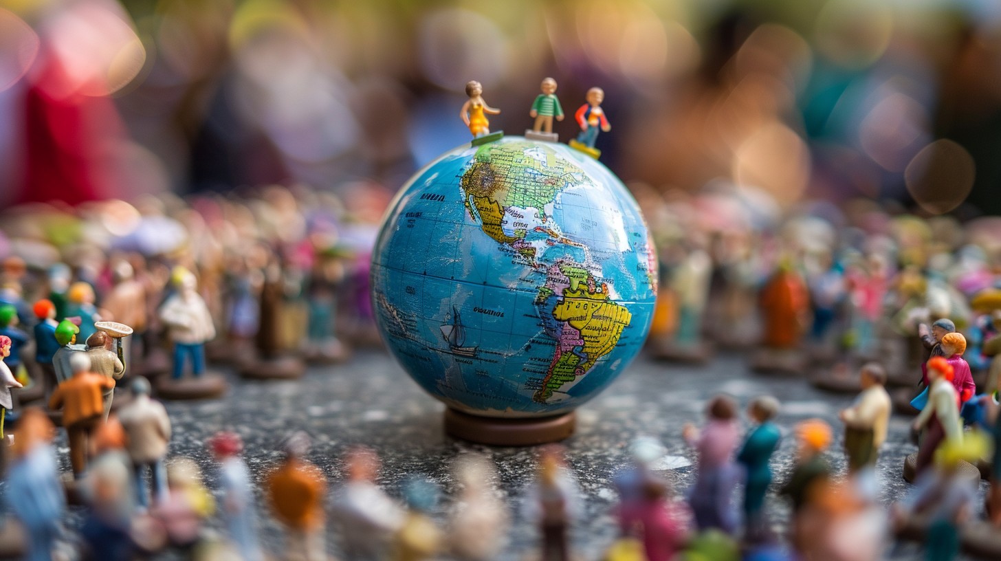 World Portrait Small Free Miniature World View Photo - Miniature, Globe, Figures | Download ...