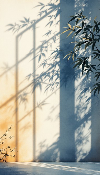 Free Shadows Dance Gracefully Image - Shadows, Bamboo, Minimal ...