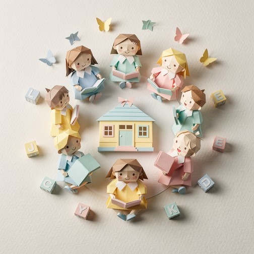 Paper Learning Center Free Paper Learning Circle Image - Origami, Children, Paper | Download ...