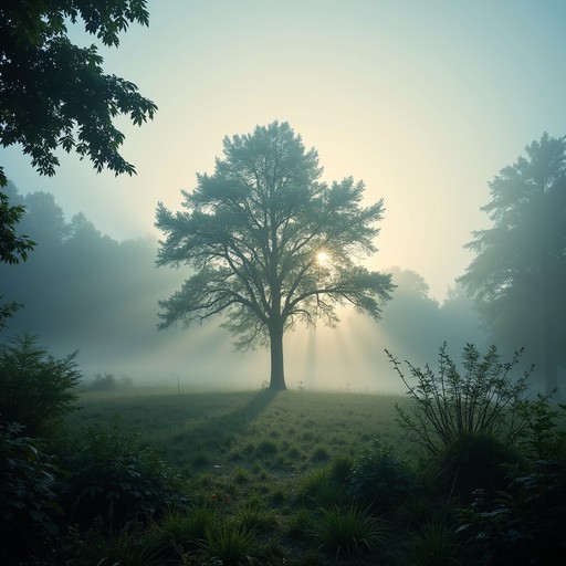 Free Misty Tree Silhouette Image - Misty, Tree, Fog | Download at StockCake